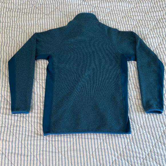 Men's Patagonia Men's Better Sweater® 1/4-Zip Fleece Teal Size Medium - Picture 13 of 16